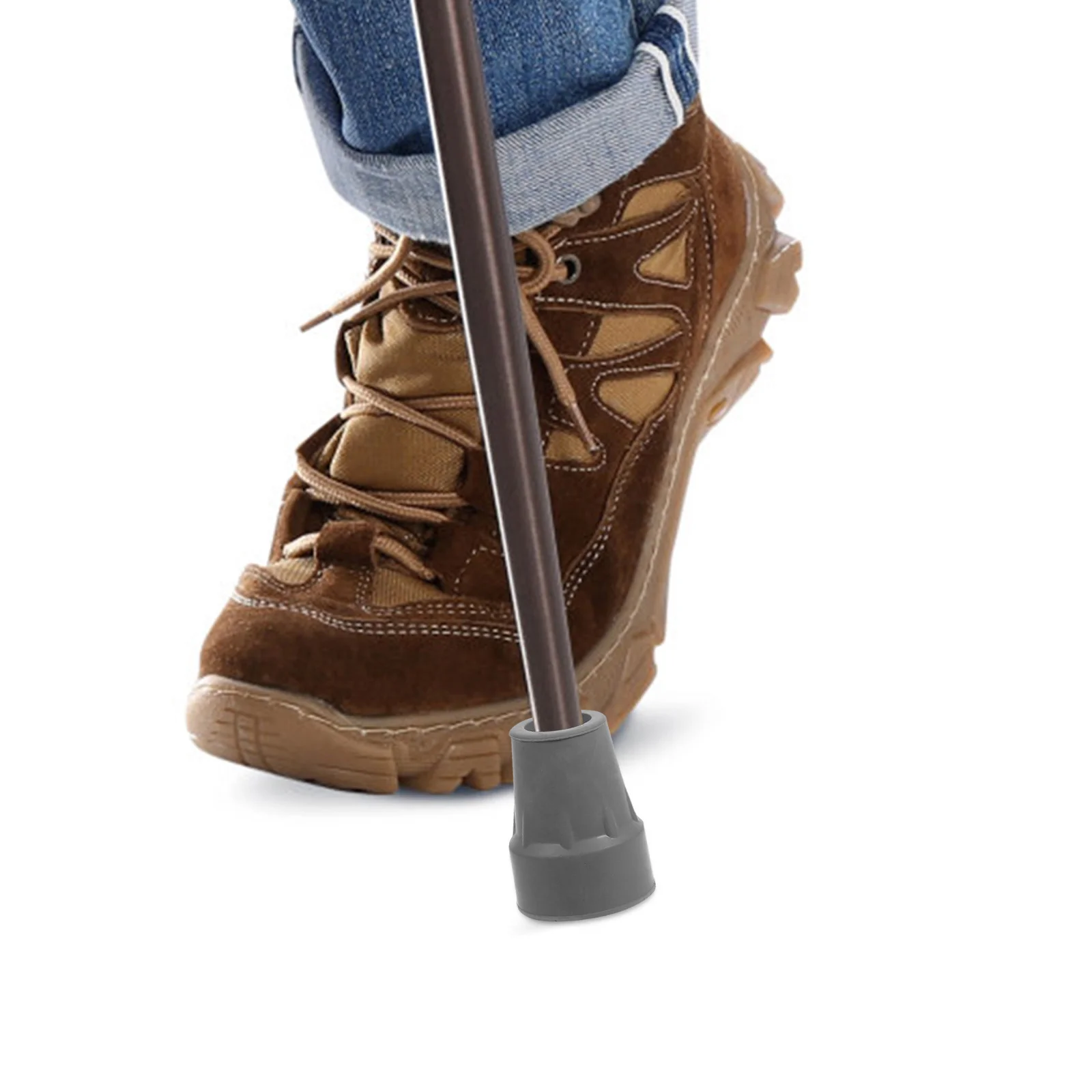 

2 Pcs Crutches Tips for Traction Handle Rubber Chair Leg Floor Protectors Elder