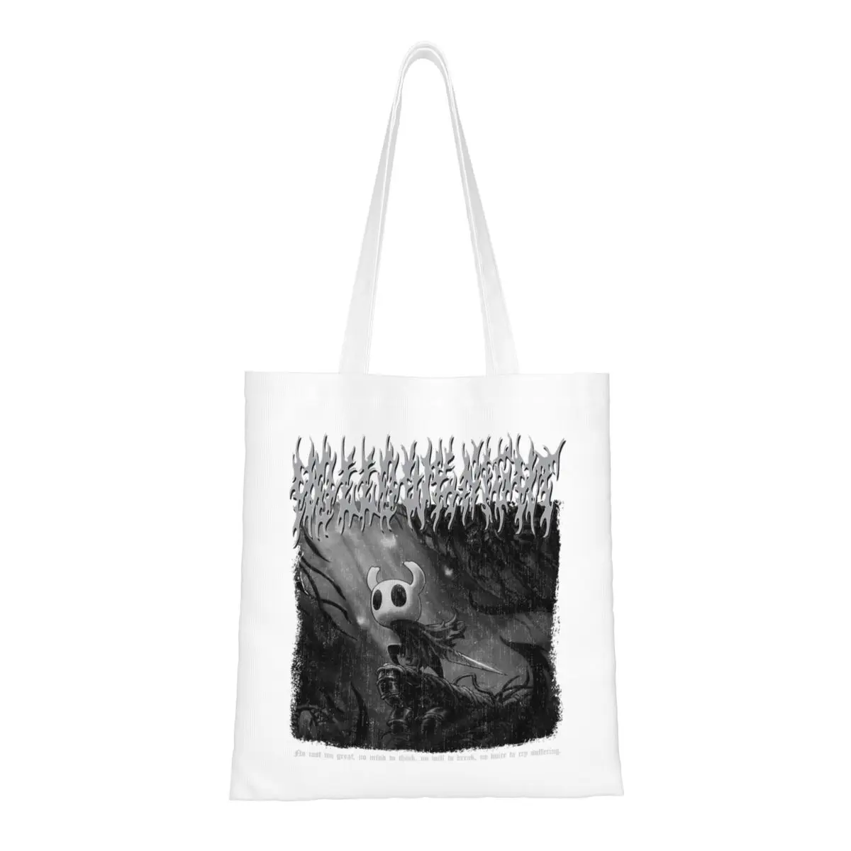 

Холстовая сумка Hollow Knight Metal Hollow Knight Silksong, эстетический уникальный дизайн, модные сумки для женщин и мужчин