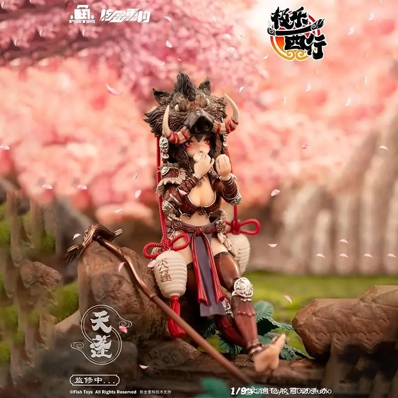 Original Animester 1/9 Nuclear Gold Figure Cute Pig Girl Journey To The West marshal Tianpeng Model Doll Collect Decor Toys Gift