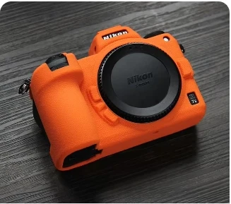 For Nikon Z7II Camera Cover Z7ii Silicone Case Litchi Pattern Z6 ii Camera case