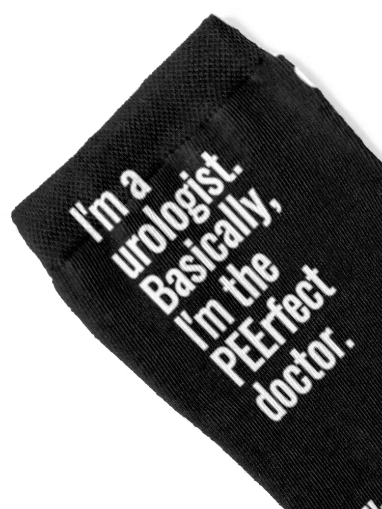 I'm a urologist. Basically, I'm the PEErfect doctor Socks tennis cartoon warm winter snow Socks Female Men's