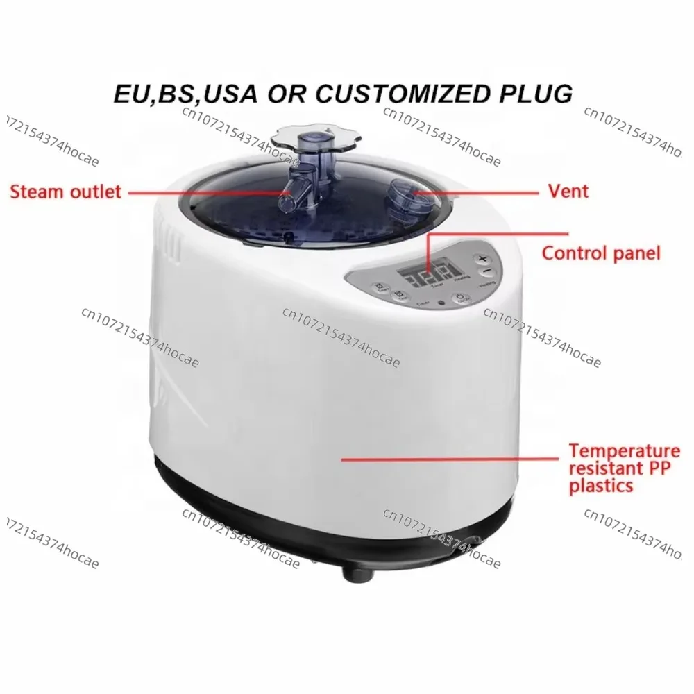 Custom Portable Indoor Sauna Red Purple Wet Steam Beam Windows Computer Control Panel Household Electric Acrylic Wet Steam