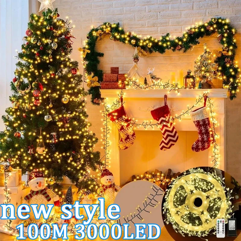 60-100m-christmas-led-firecracker-lamp-string-warm-white-waterproof-eu-plug-with-remote-for-xmas-tree-garland-window-party-decor
