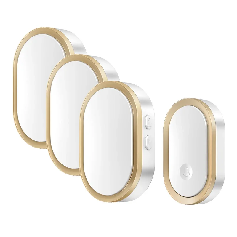 CACAZI A99 Multiple combinations Wireless Waterproof AC Power Long Distance US EU UK AU Plug  Door Bell Home Intelligent Chime