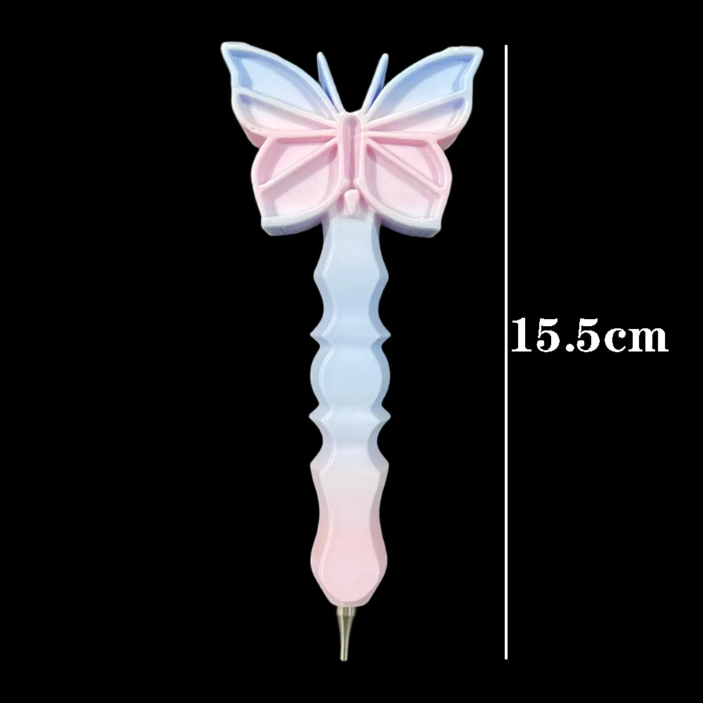 New 3D Print Butterfly Diamond Painting Pen 1 4 8 10 Head Replaceable Plug-in Pen Tip Diamond Embroidery Tool Accessories