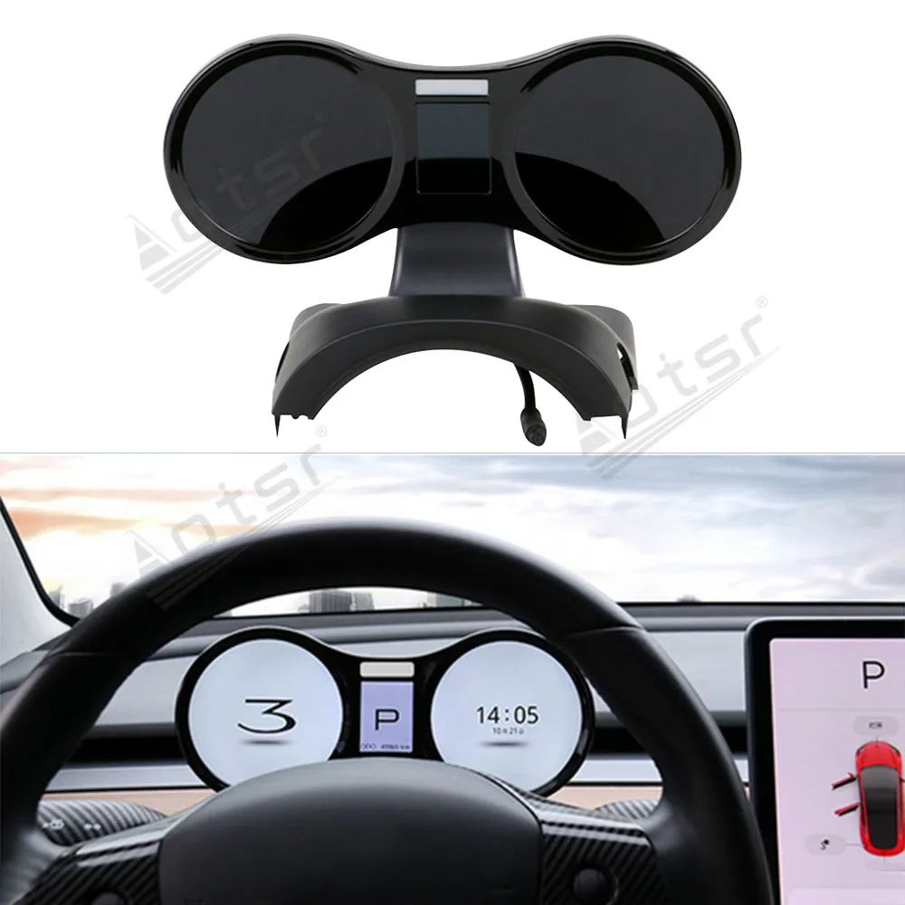 For Tesla Model 3 Model Y Series Android Car Digital Cluster LCD Dashboard Instrument Panel CockPit LCD CockPit LCD Speedometer