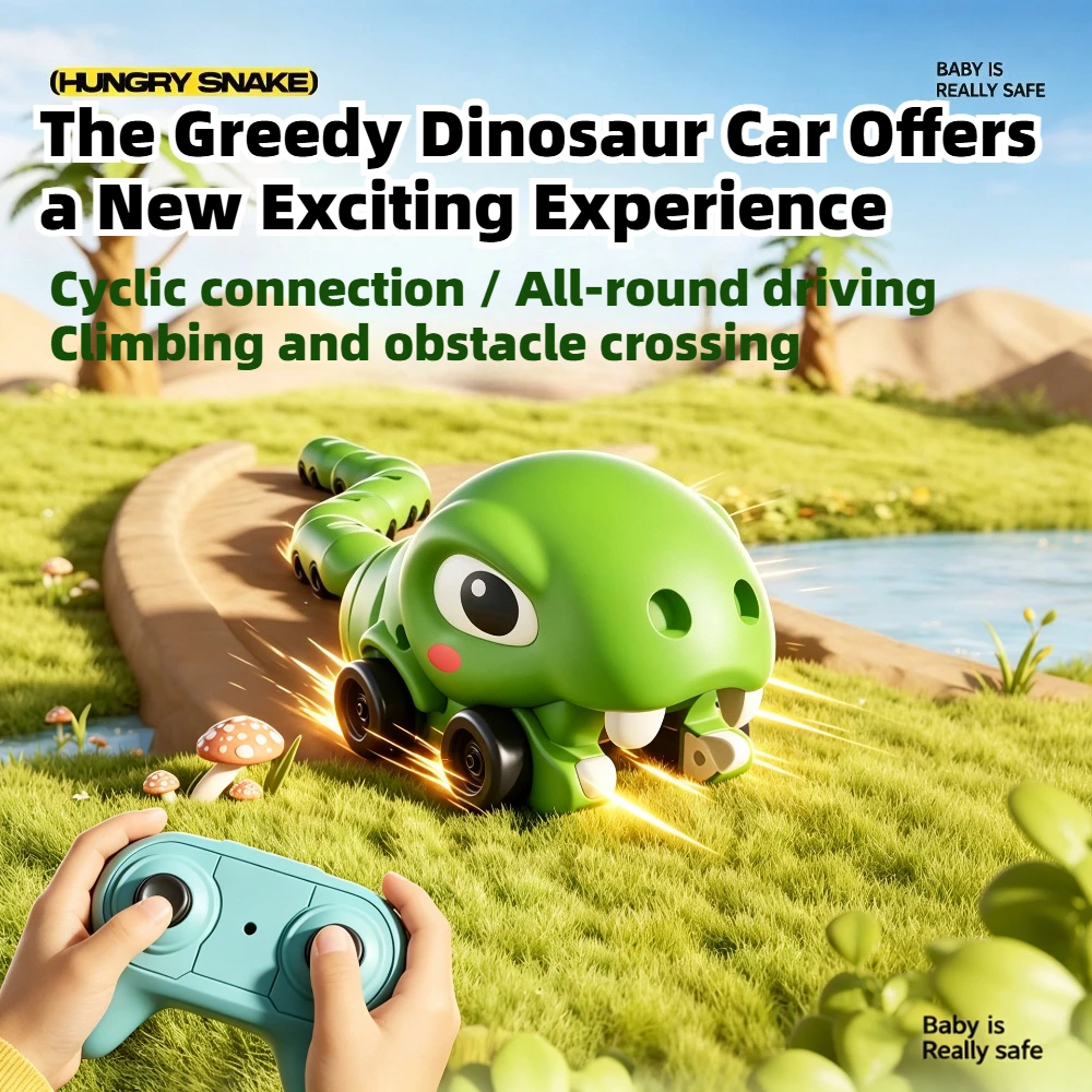 remote-controlled-greedy-snake-magnetic-toy-electric-dinosaur-swallowing-vehicle-double-player-interactive-battle-toy-vehicle