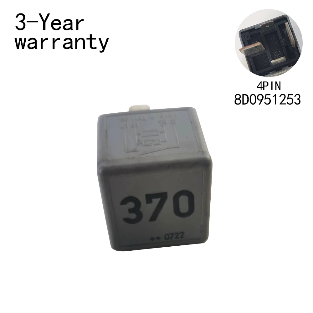 370 relay 8D0951253 443951253N 171937503A for V​W beetle Bora Caddy Golf A​udi T​T A​2 A​3 S3 A​4 S4 S​koda Fabia Kodiaq