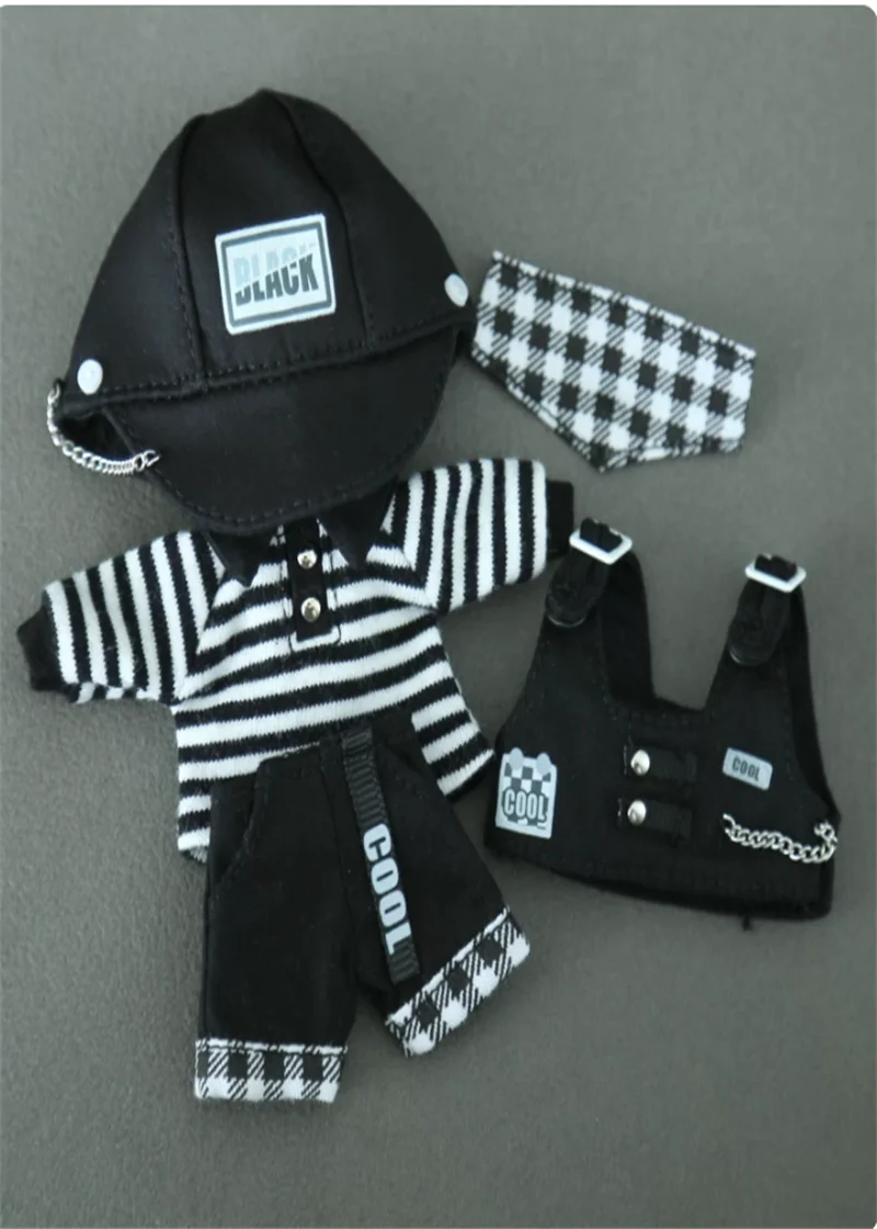 الحلزون 1/12 12 نقطة OB11 ملابس دمى العصرية سوبر كول سترة علوية السراويل طقم قبعات نموذج Ashi 2.0 P9 UFDOLL Bjd الجسم في المخزون