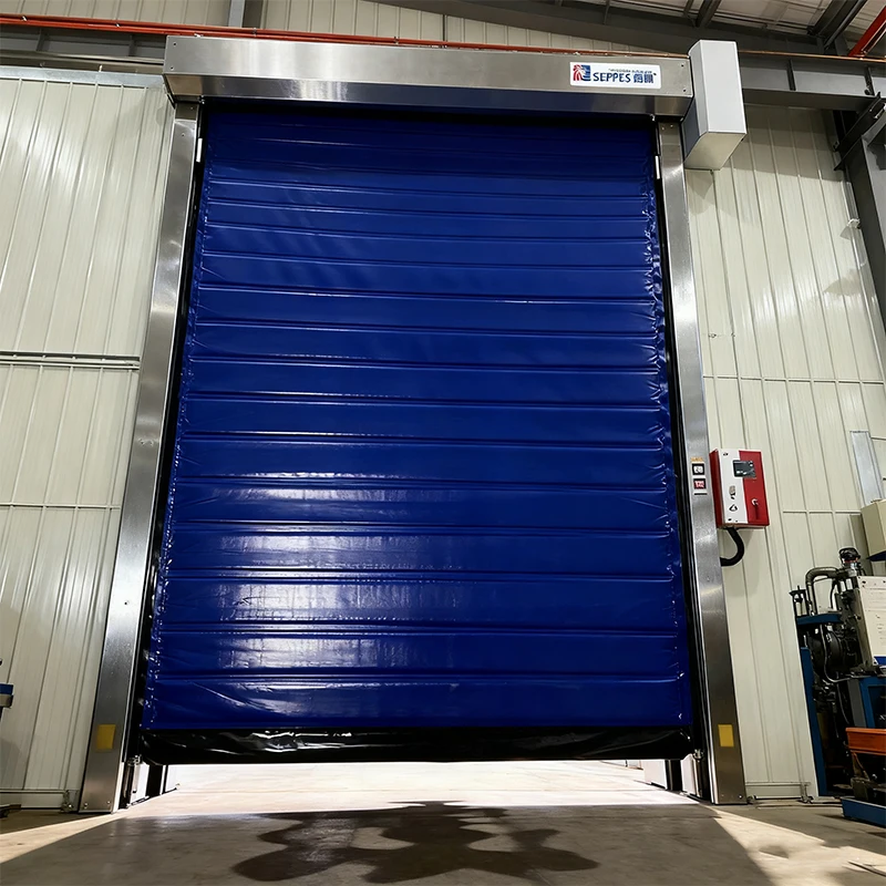 

Сверхмощная утолщенная быстрая рулонная дверь из ПВХ для морозильной камеры, охладителя и других низкотемпературных срезов