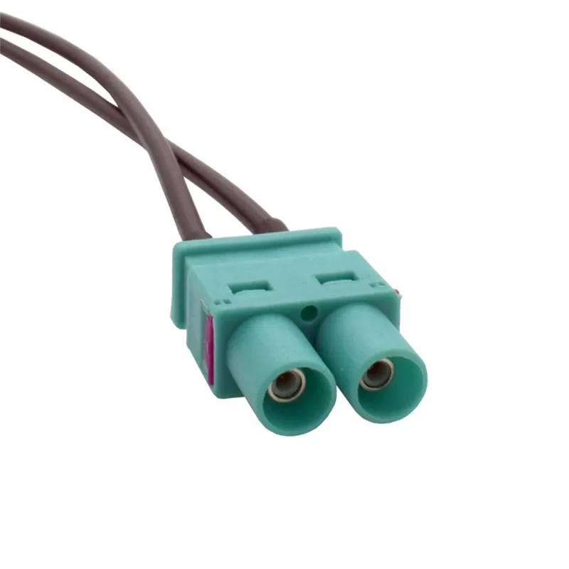 AS95-Y-アンテナラジオアダプタ 2 FAKRA オスヘッドから 1 FAKRA メスヘッドラジオアンテナアダプタコネクタ VW/