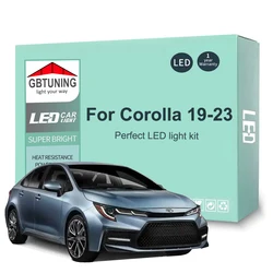 11Pcs Cars Accessories For Toyota Corolla 2019 2020 2021 2022 2023 Canbus Dome Trunk License Plate LED Interior Light Bulb Kit