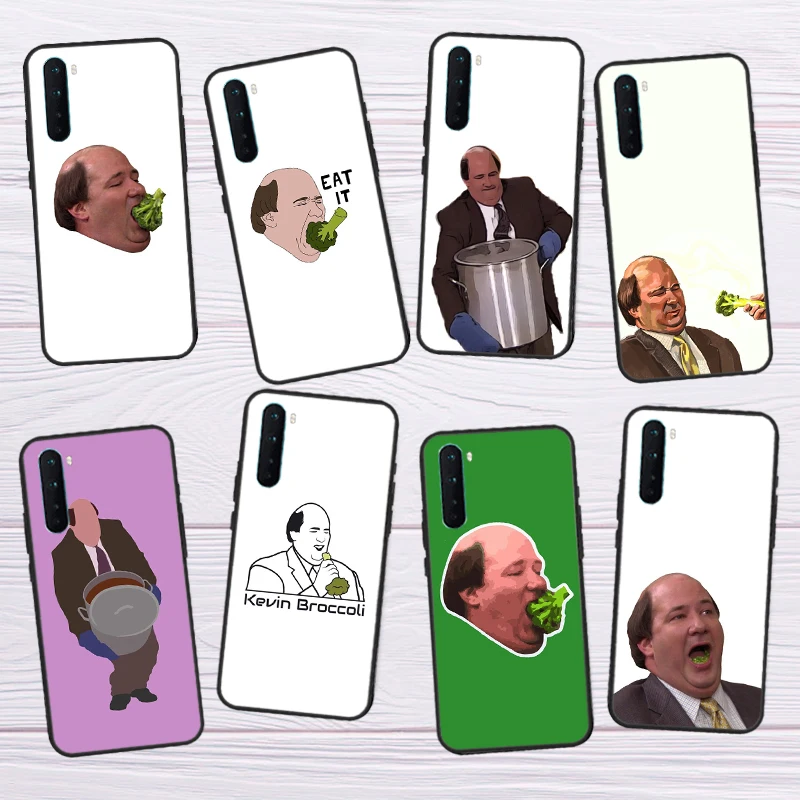 Kevin Broccoli The Office For Realme 10 Pro Plus GT Neo 5 3T C55 C35 C33 C31 C30 C21Y OnePlus 11 Nord CE 2 3 Lite Case