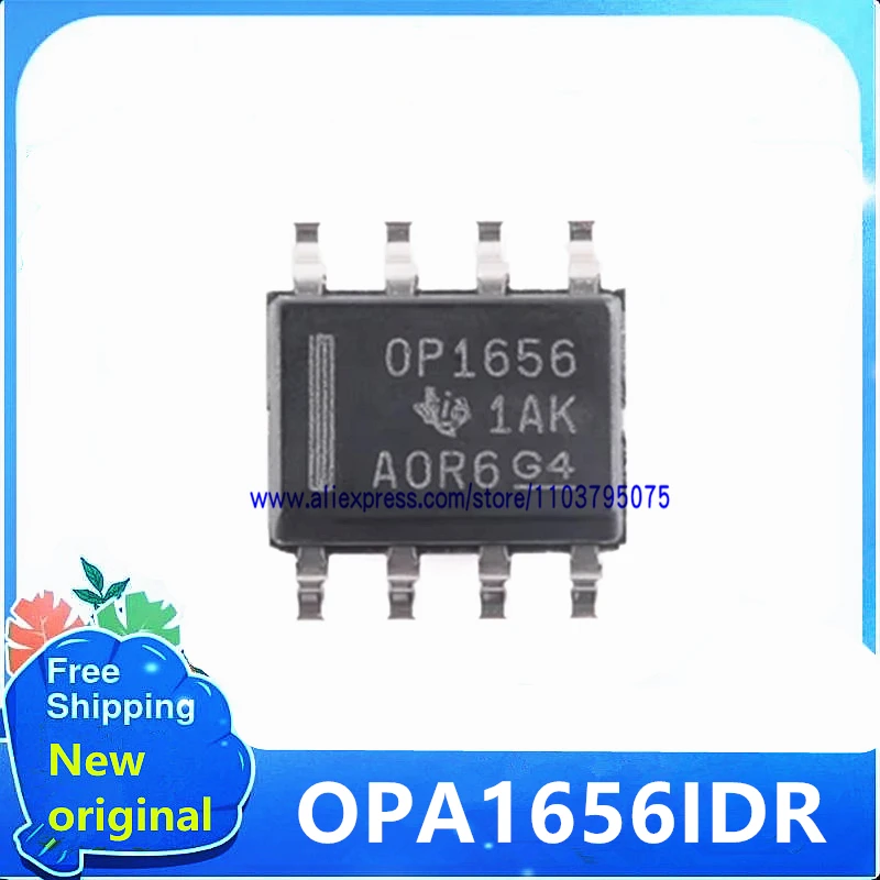 5 قطعة ~ 20 قطعة/الوحدة OPA1656 OPA1656ID OPA1656IDR SOP8 100% جديد وأصلي