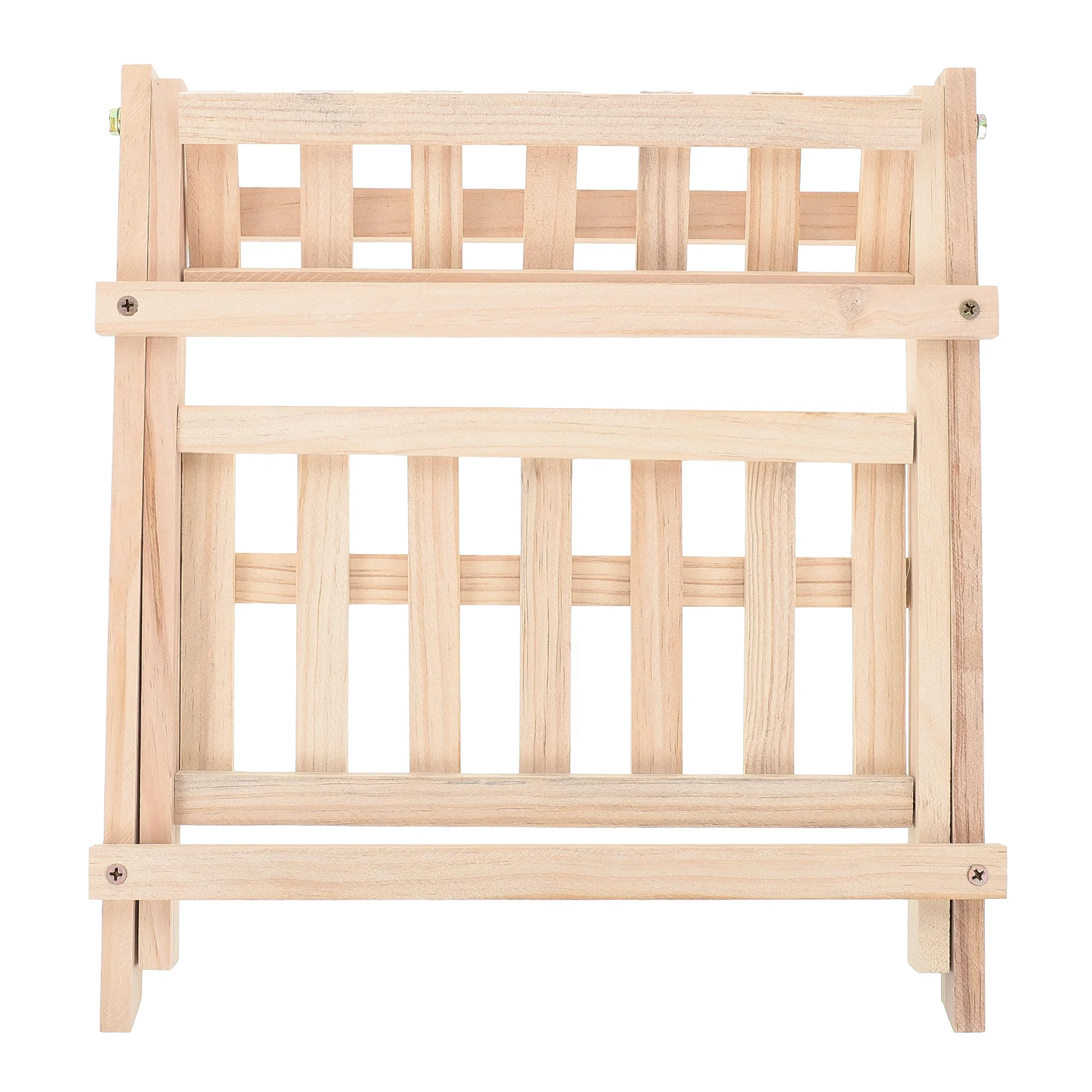 

Wooden Storage Rack Multi-layer Desktop Shelf Organizer Tabletop Office Stationery Holder Bedroom 2-tier Tray Desk Sundries