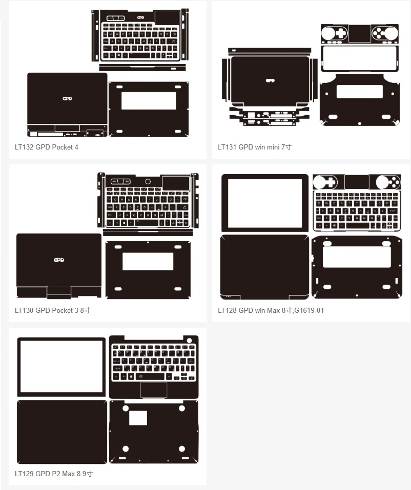 for GPD Win Mini 2025 GPD Win Max2 2024 GPD Pocket 4 Pocket 3 2023