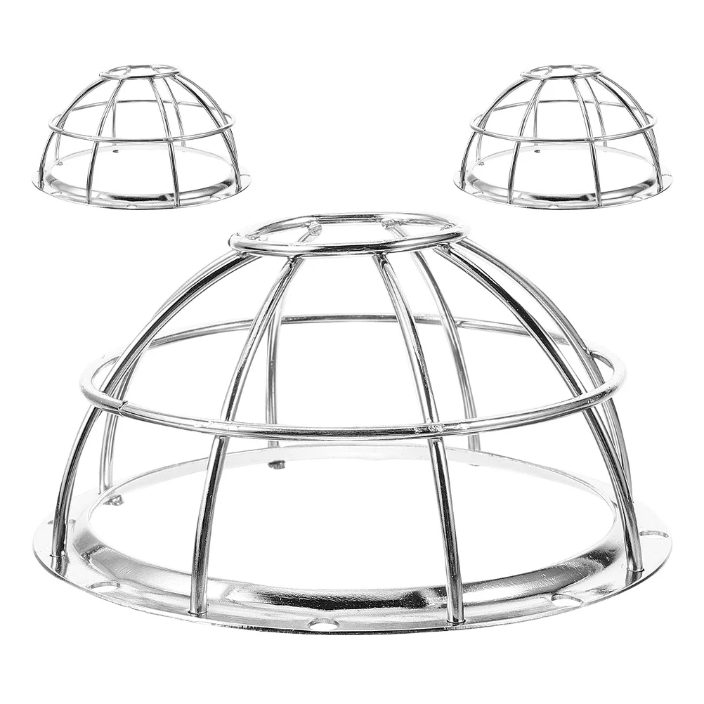 

3pcs Smoke Iron Wire Mesh Guard Fire Alarms Cover Smoke Head Protector Sensor Cover Replacement