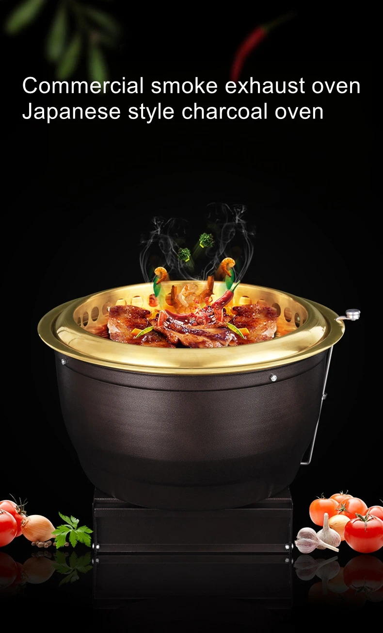Bottom-Vent Charcoal Grill, Built-In Charcoal Grill, Commercial Charcoal Grill, Charcoal Stove