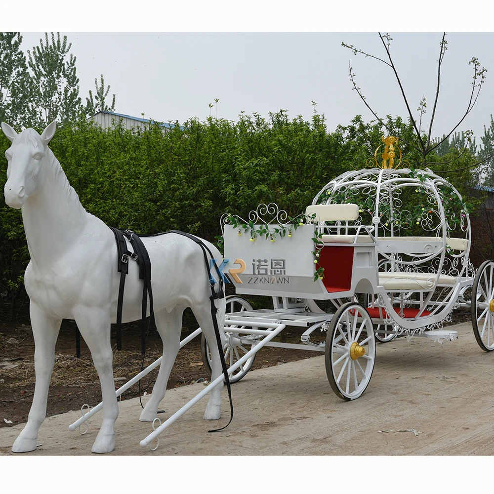 High Quality Horse Carriage Cinderella Pumpkin Horse Carriage For Sale Hot Sell Popular Wedding Royal Horse Carriage