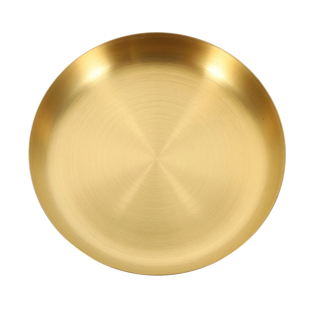 

Stainless Steel Steak Plate Large Serving Tray For Party Wedding Restaurant Dessert Snack Fruit Vegetables Dinner Food