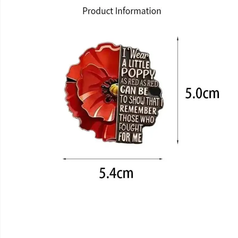 Creative Red Friday Brooch Exquisite Workmanship Fashion Pin Clothes Backpack Decor Jewelry Lovely Gift for Girls