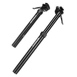 Meroca Bicycle Seatpost Hand-operated Dropper Hydraulic Stroke 30.9/31.6mm Travel 100/125mm Mountain Bike Seatpost