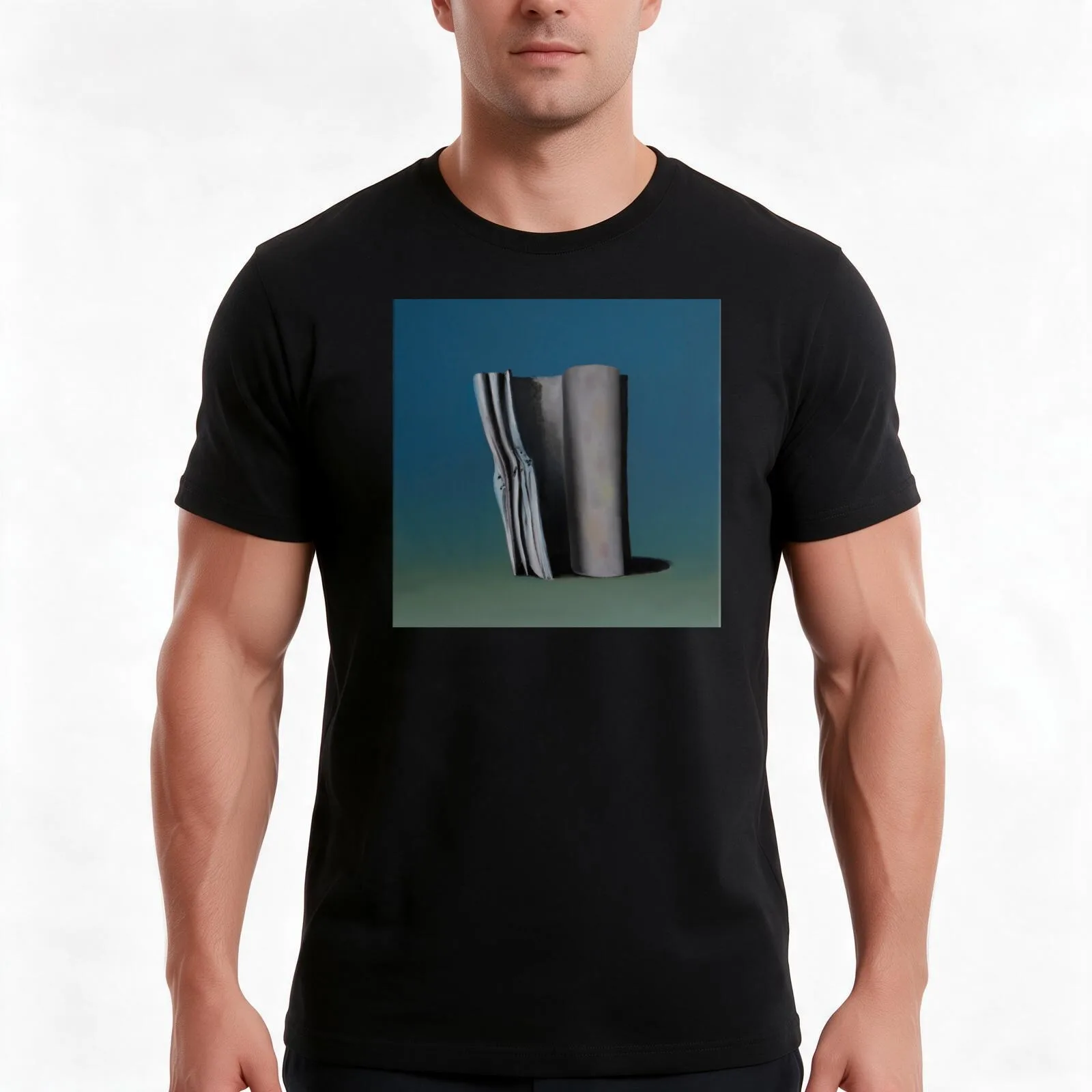 Stage 1 Everywhere at the End of Time by the Caretakers Oil Painting by Ivan Seal T-Shirt Summer Casual Cotton Tee 100% Cotton