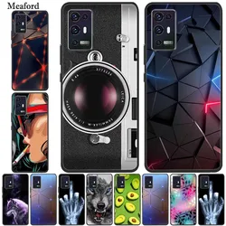 For ZTE Axon 30 Pro 5G Case Animals Silicone TPU Soft Phone Back Cover Case for ZTE Axon30 Pro 5G Capa Shockproof Bumper Coque
