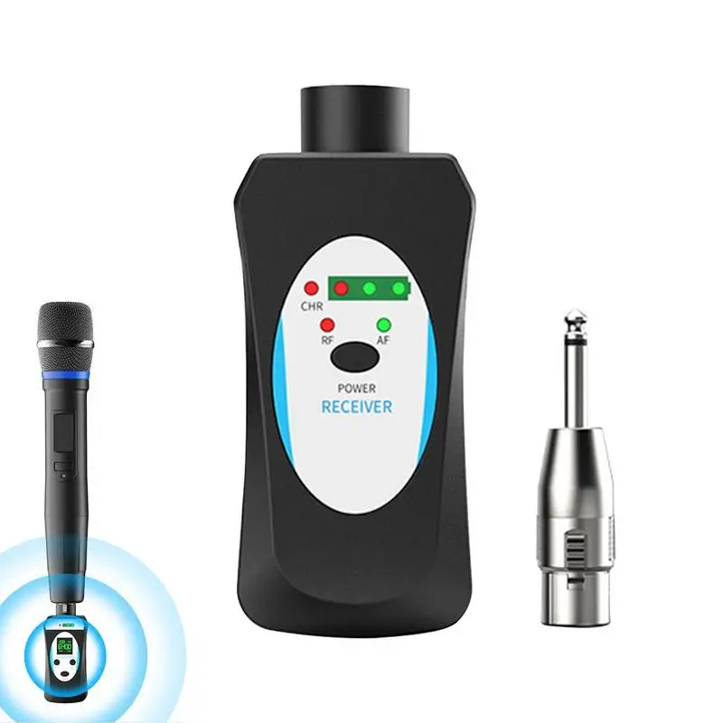 

Беспроводная микрофонная система Plug And Play микрофон для пения УВЧ беспроводной микрофон передатчик приемник Plug-on XLR