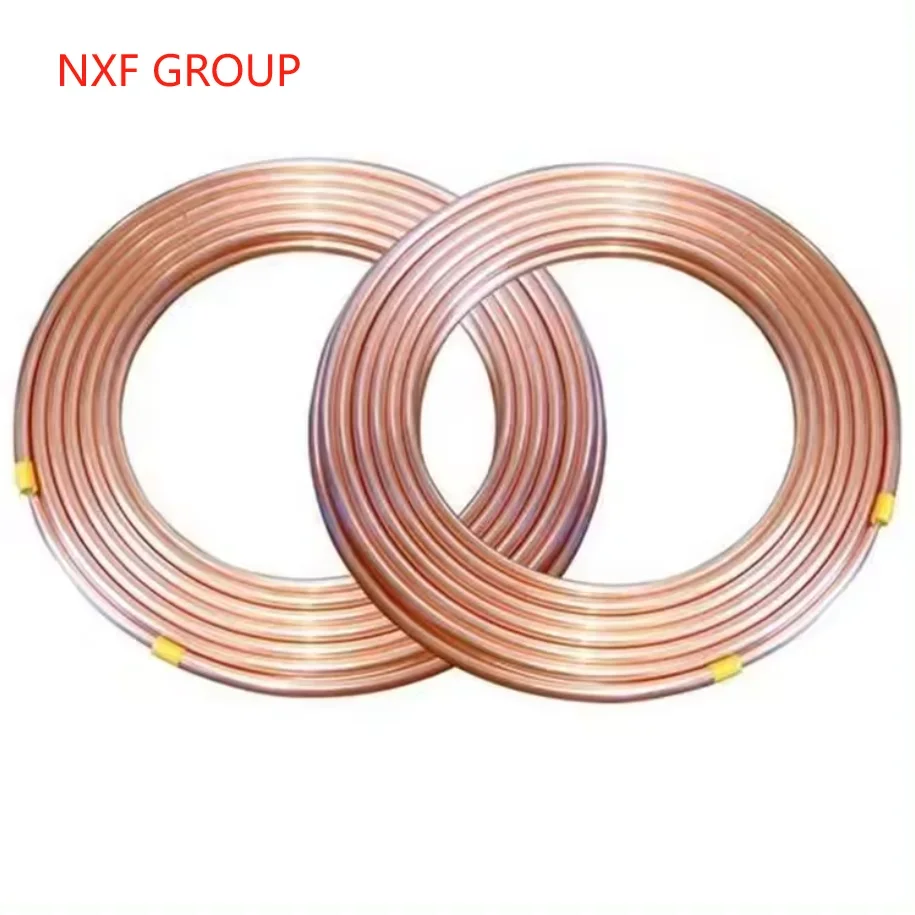 Refrigeration Air Conditioners copper tube c11000 c12200 T2  copper pipes copper pancake coil 1/2