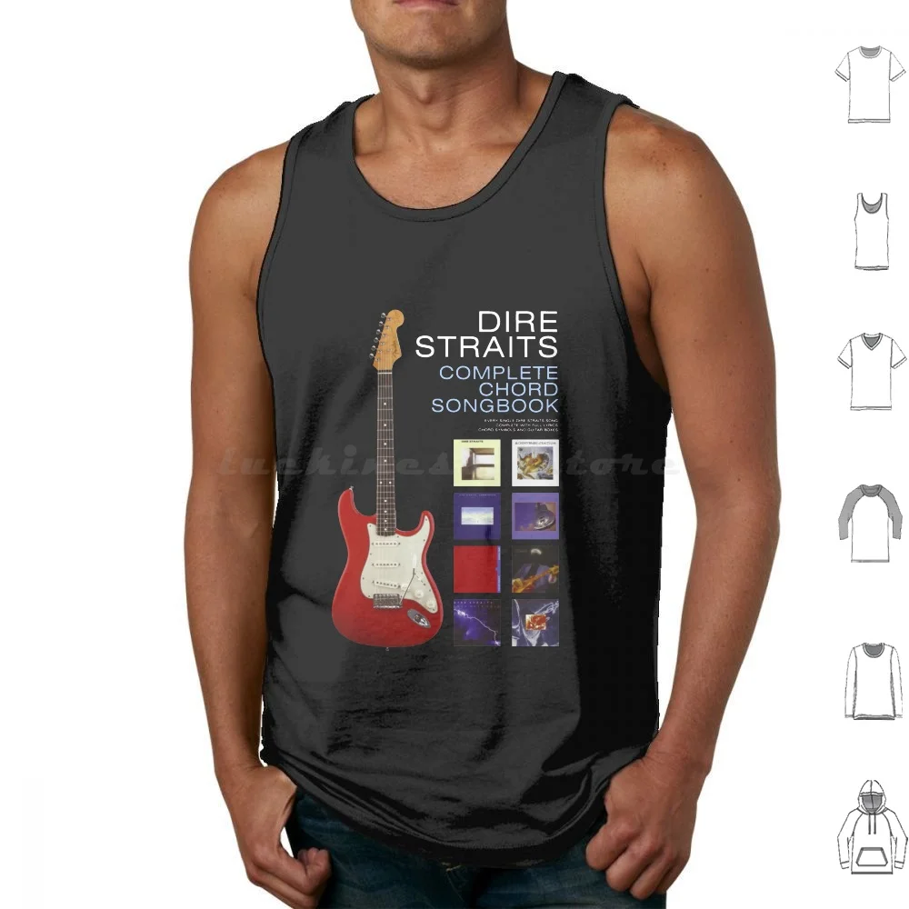 Cancionero Completo De Acordes De Dire Straits Camiseta Clásica Tank Tops Print Cotton Dire Straits Straits Dire