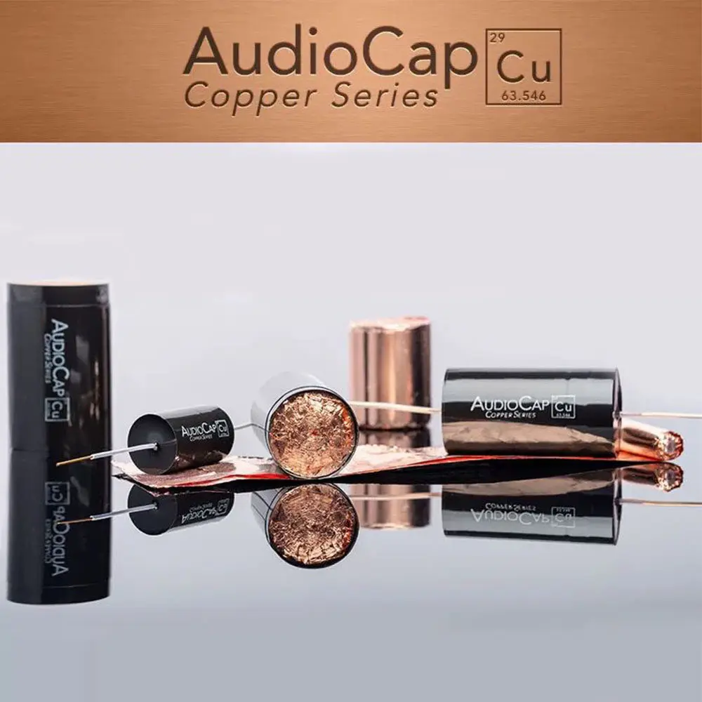 American AudioCap Teflon copper foil TFTCu series 0.1 0.22uF coupling non-polar capacitor MIT