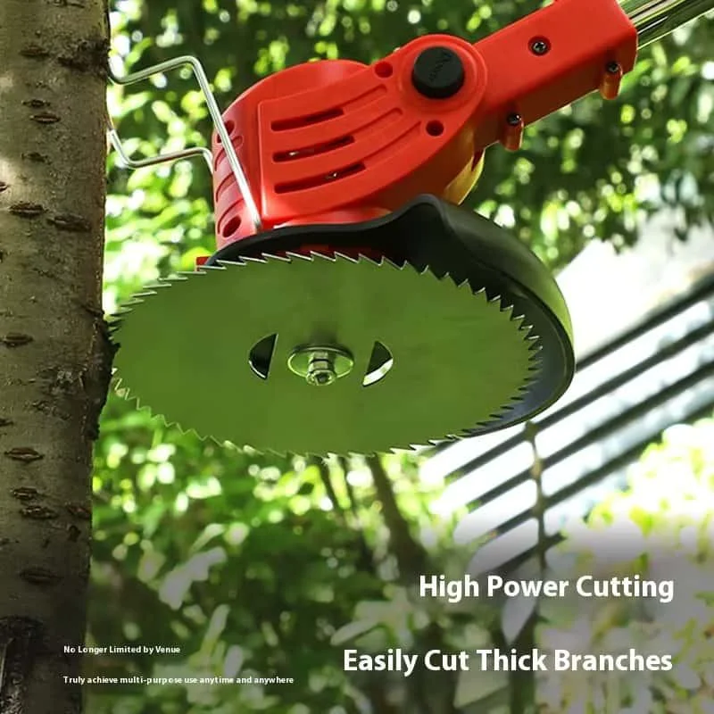 Electric Lawn Mower Telescopic Model Rechargeable Lithium Battery Protective Shield Portable High-Power Blade Grass Cutter