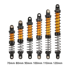 Metal 70mm 80mm 90mm 100mm 110mm 120mm Shock Absorber Oil Damper for 1/10 RC Crawler Car Axial SCX10 AXI03007 RBX10 D90 TRX4