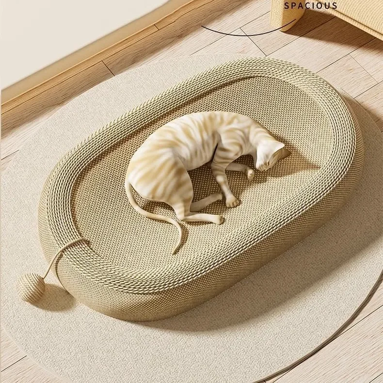 

Wooden Cat Scratching Pads Large Household Pet Furniture Cat And Dog Sleeping Bed Wear Resistant Items Pet Toys Pet Supplies