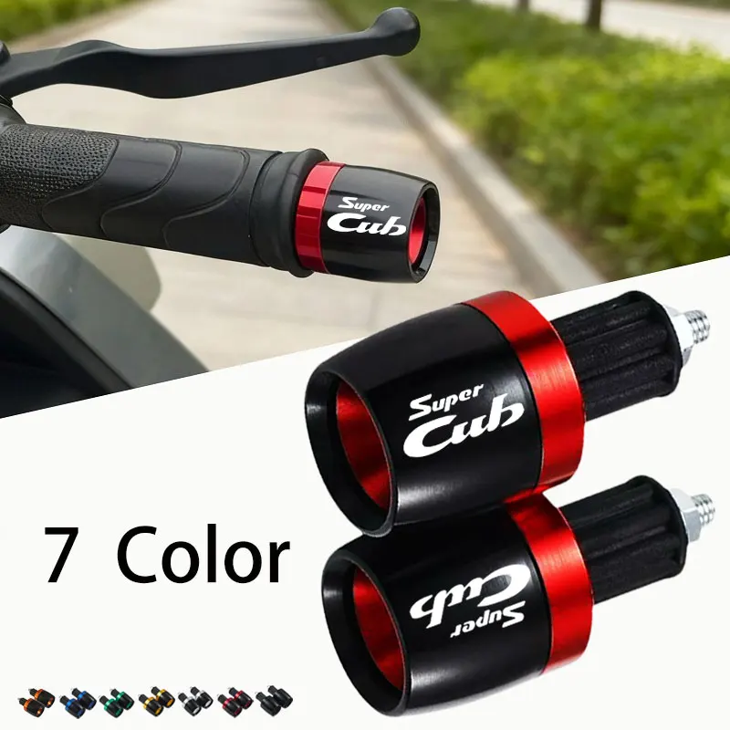 

Motorcycle CNC Handle Bar Handlebar Grips Cap End Handle Plugs Cap Accessories 2026 for Honda Super CUB C70 90 110 C125