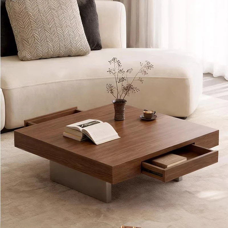 

Low Wooden Coffee Tables Nordic Vintage Originality Minimalism Coffee Tables Tea Elegance Home Furniture Mesa De Centro