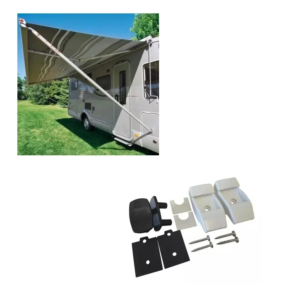 

2Set Plastic Awning Leg Bracket Kits For Fiamma F45s F80s F65 Awning 98655-176 Outdoor Motorhome Caravan Awnings Accessories