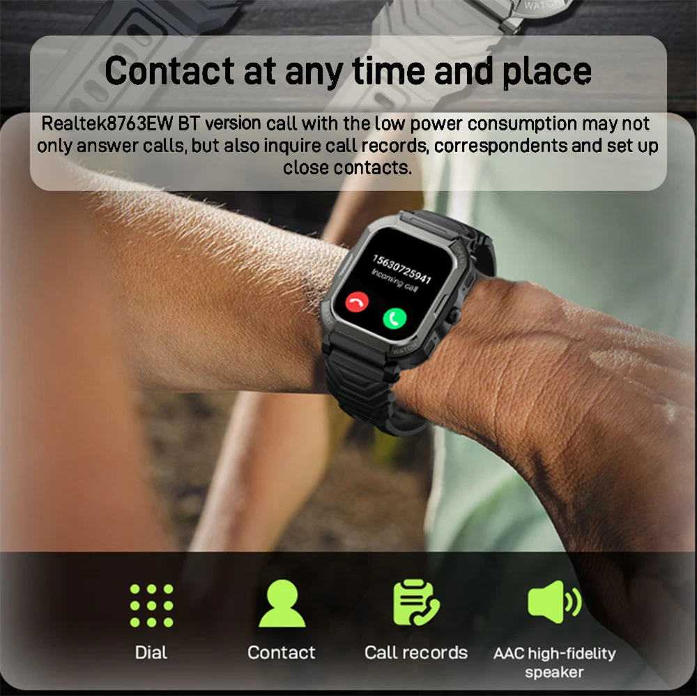 2023 NEW Men Smart Watch Bluetooth Call 1.9-Inch Fitness Bracelet IP68 Waterproof Outdoor Sports Wome Smartwatch For Android IOS