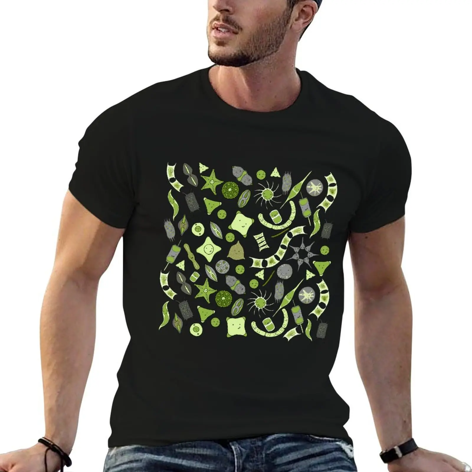 

SQUARE for pillows, travel mugs, etc: Yet more diatoms! T-Shirt funny t shirts man t shirt custom print T-Shirt