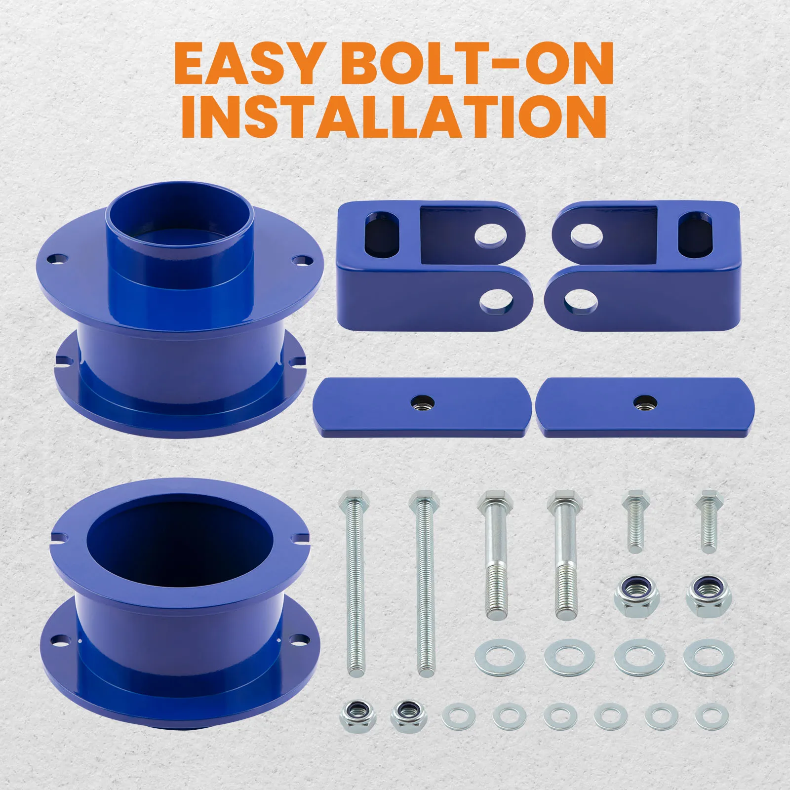 

3in Front Leveling Lift Kit w/ Shock Brackets For Ram 2500 3500 4WD 2013-2022 3" Lift Kit For Ram 2500 3500 2013-2022