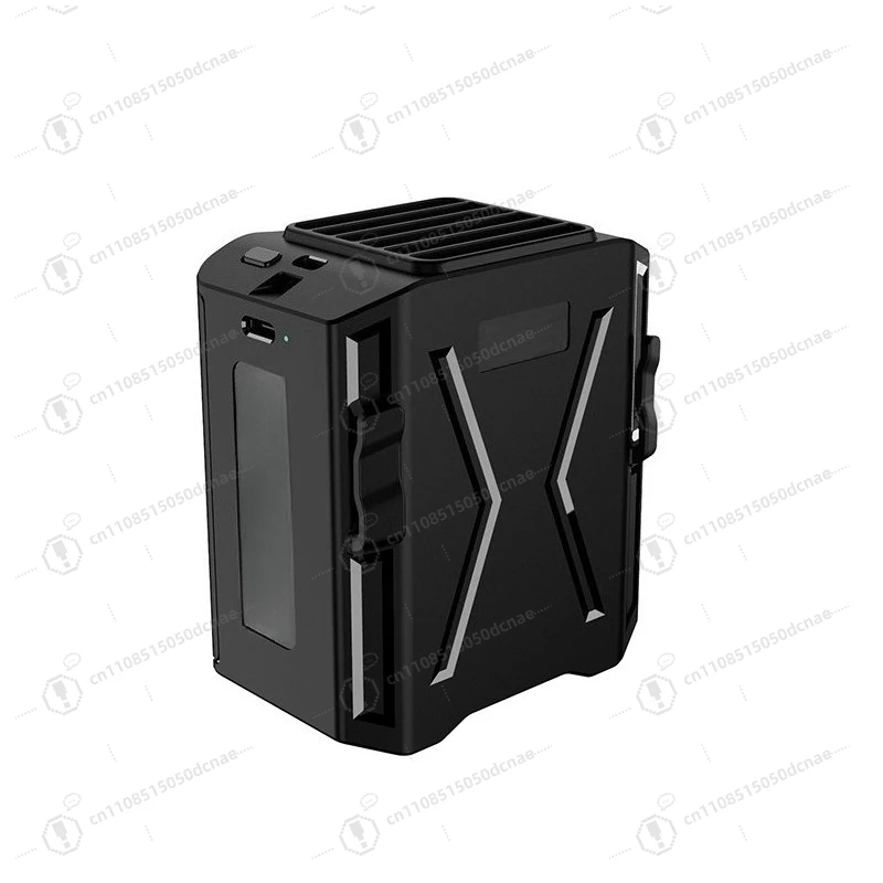 

Waist fan portable clip waist cooling artifact wearing high temperature work room outdoor neck fan