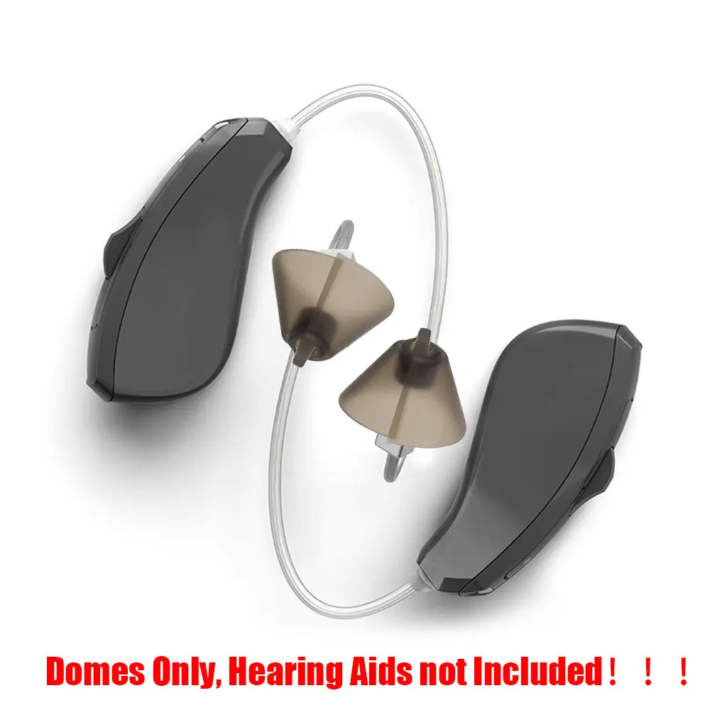 Hearing Aid Domes FitHearing Aid Standard Receiver Tulip Domes Gray Split Ear Rub Piece Hearing Amplifier - view 6