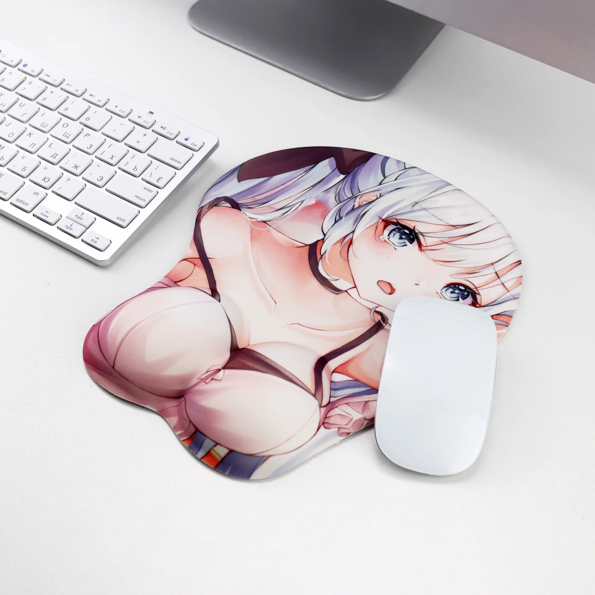 

Mouse Pad Gabinete Gamer Mousepad Support Wrist Rest Keyboard Mice Carpet Silicon Soft Carpet Anime Hentai Alfombrillas De Raton