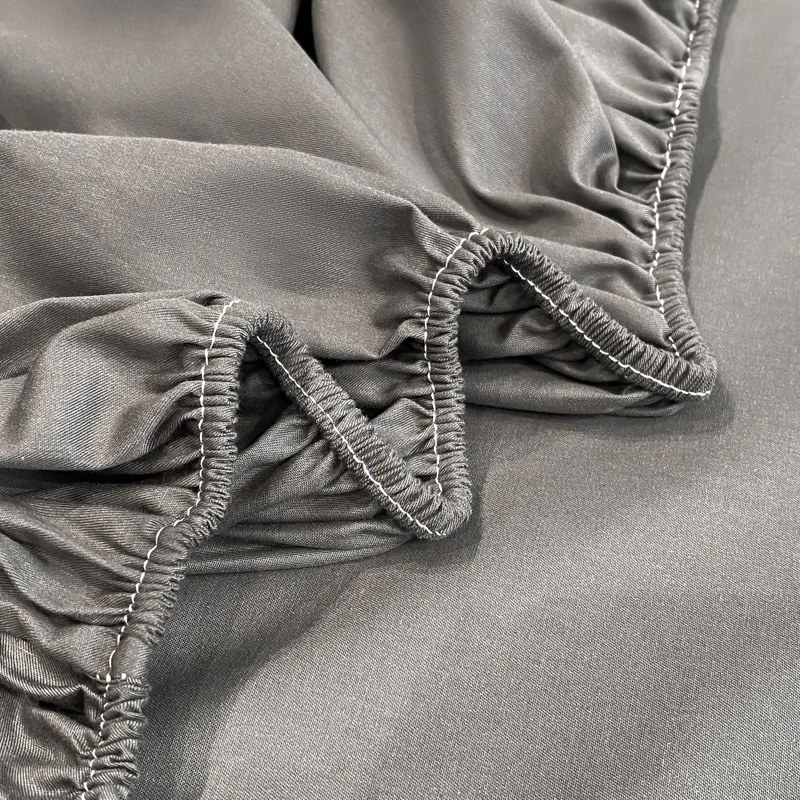 3 قطعة بلون فائقة غرامة الألياف المجهزة غطاء سرير المخدة مجموعة الجلد ودية تنفس الملك الحجم غطاء سرير غطاء مرتبة