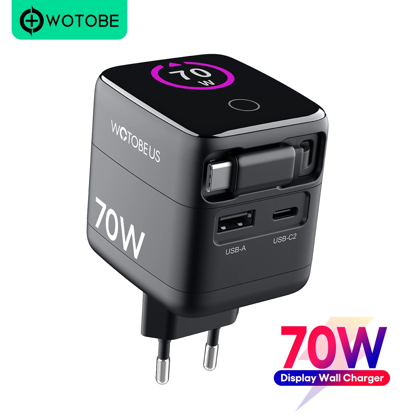 165W USB C Car Charger Adapter Super Fast Charging WOTOBEUS PD3.1 140W, PD3.0 100W PPS45W QC5 PD35W 30W for MacBook Pro 16" S22