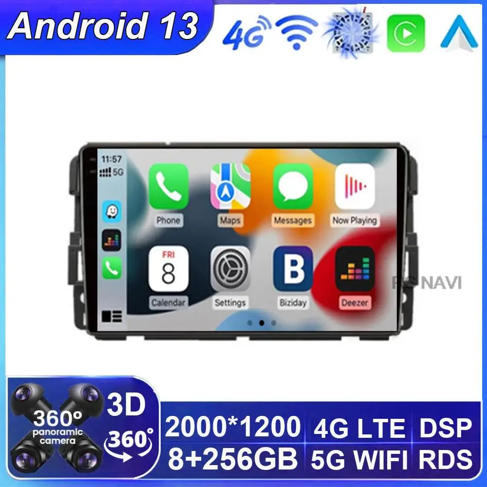 

10.1 inch Android 13 For Chevrolet Silverado Impala GMC Yukon Acadia Sierra Car Radio Multimedia Video Player Navigation GPS DSP