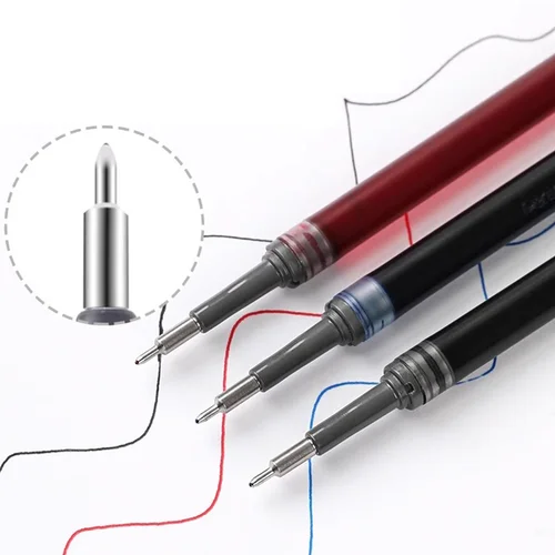 Imagen 2 del producto Recambio de bolígrafo de Gel Pentel japonés, suministros de arte, accesorios de oficina, recambios de secado rápido LRN5, papelería escolar para estudiantes de 0,5mm, 12 Uds.