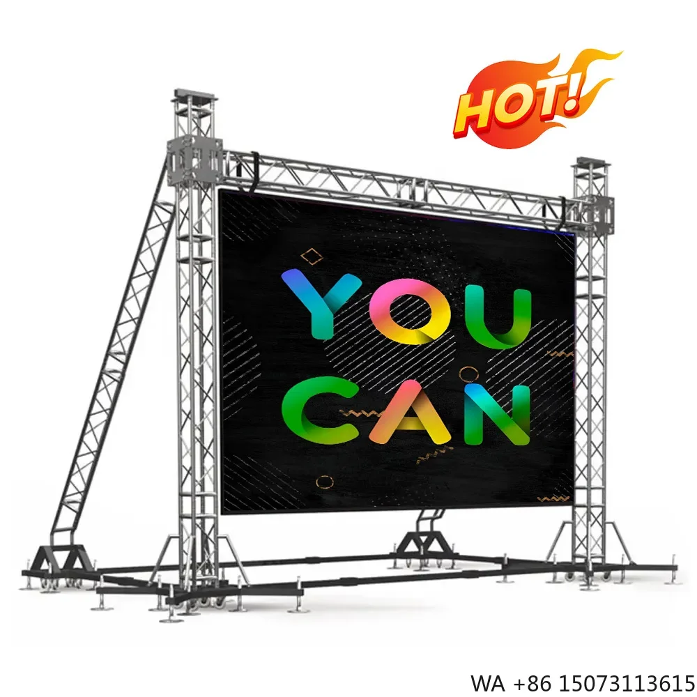 

Коммерческий бесшовный светодиодный рекламный экран для аренды, быстрая установка, водонепроницаемый, для улицы