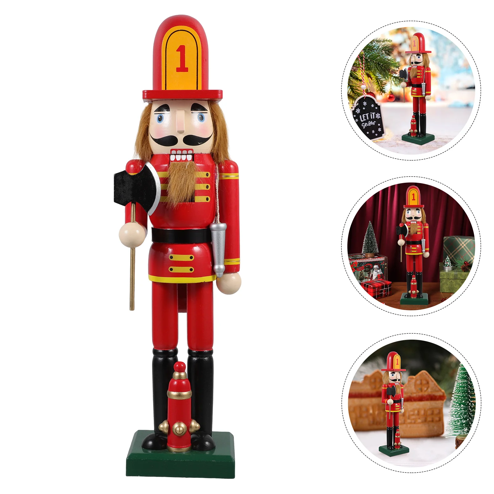 Nutcracker Christmas Decorations Outdoor Walnut Soldier Child Nutcrackers